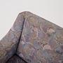 Vintage armchair beech wood textile violet 1960s 11