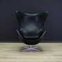Egg Sessel Arne Jacobsen Leder Schwarz 2