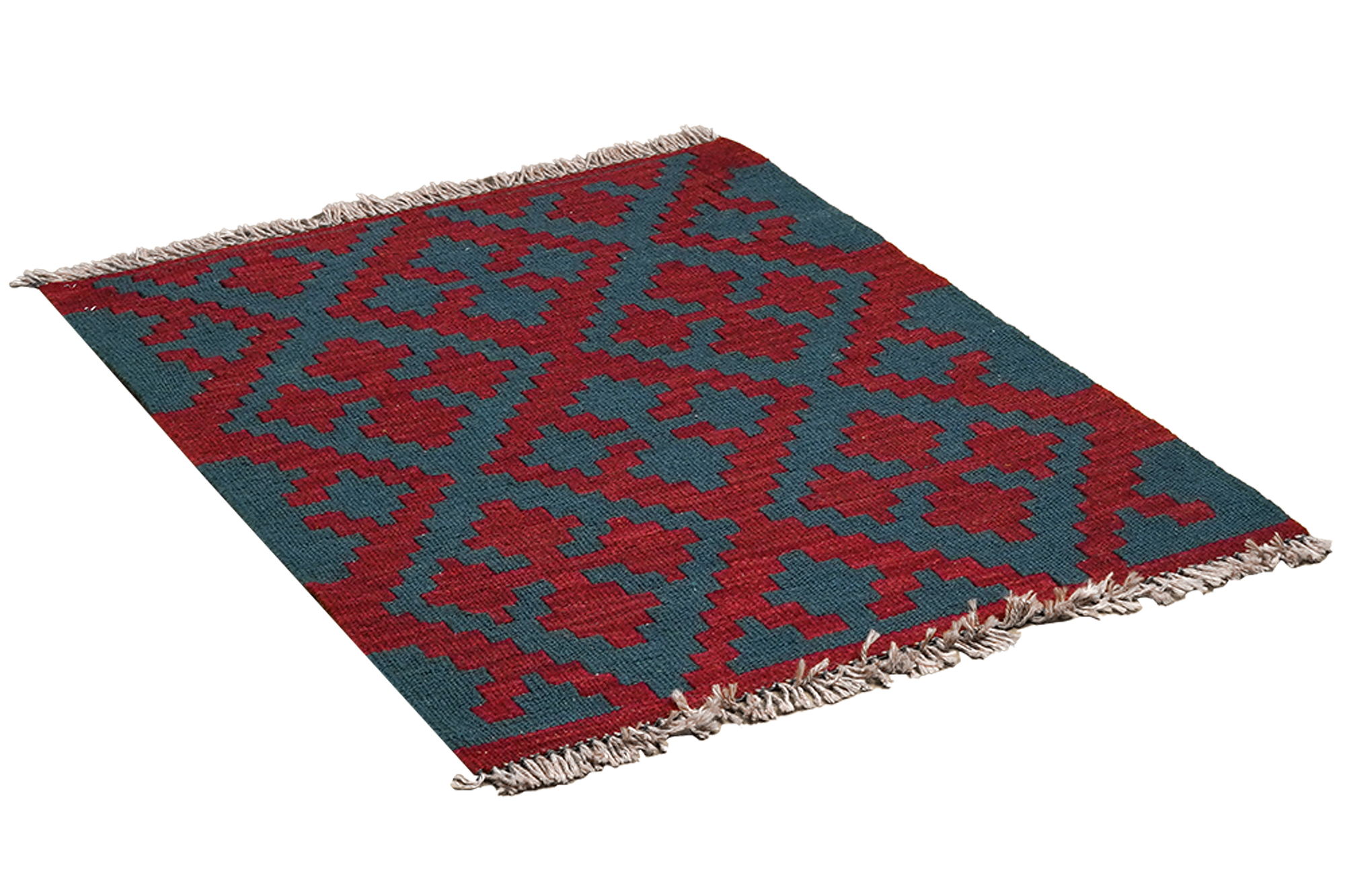Kilim Gashgai Teppich Rot Blau 2