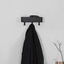 Garderobenleiste Hickory Metall Schwarz Breite: 27 cm 2