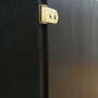 Vintage cabinet oak wood grey 1960s 7
