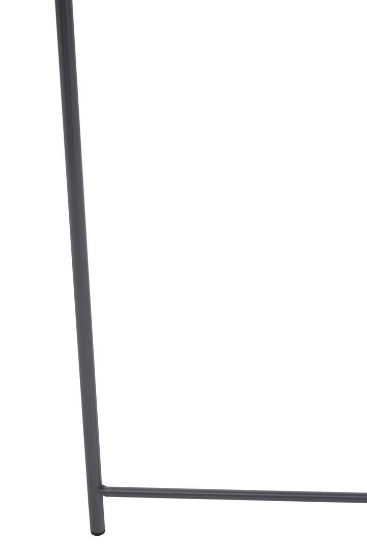 Acero Runder Beistelltisch Metall Grau 7