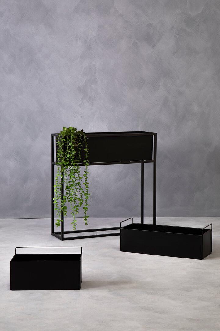 Ascher Wall Planter Black 3