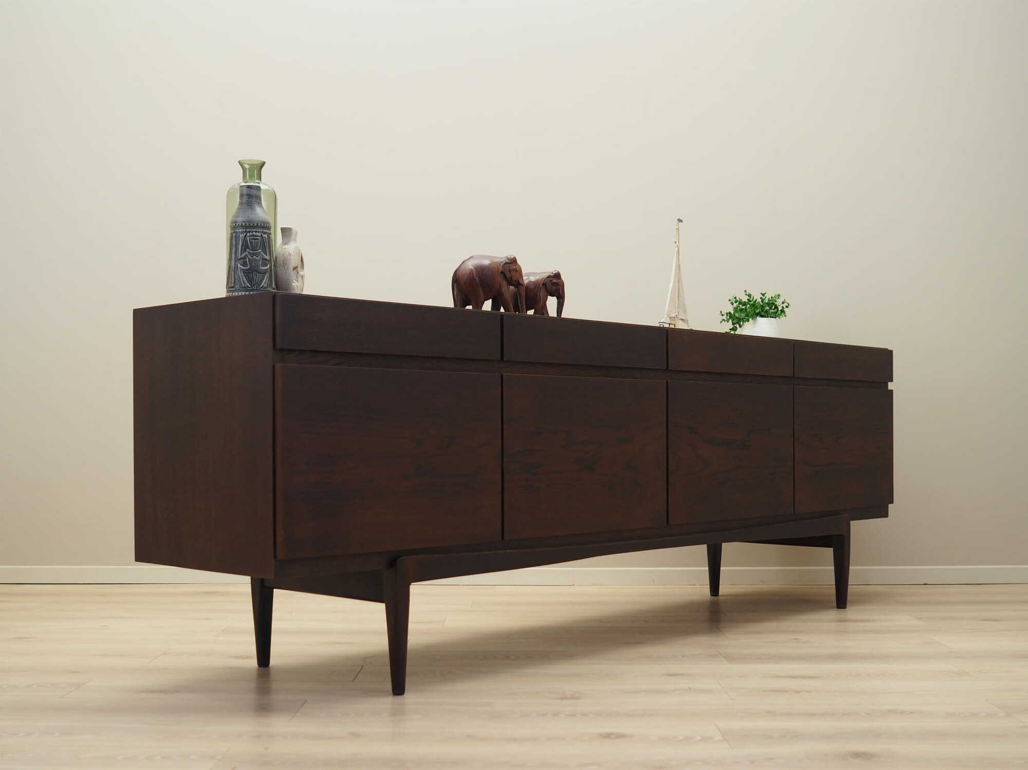 Sideboard Wood Brown 1970s 5