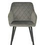 Selef Armchair Set of 2 Grey 1