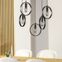 Pendant lamp 5-flame Metal Black 0