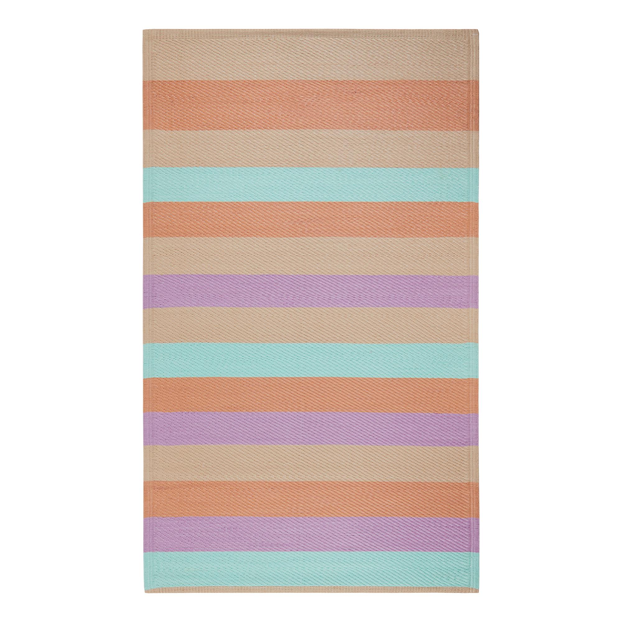Rug COLOUR CLASH Stripes Polypropylene 1
