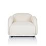 VERDUNA Chair Teddy fabric White 0