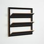 Fläpps Shoe Rack Wood Black 80x80cm 1
