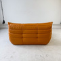 Togo Sofa 2-Sitzer Hochglanzleder Cognac Hell 5