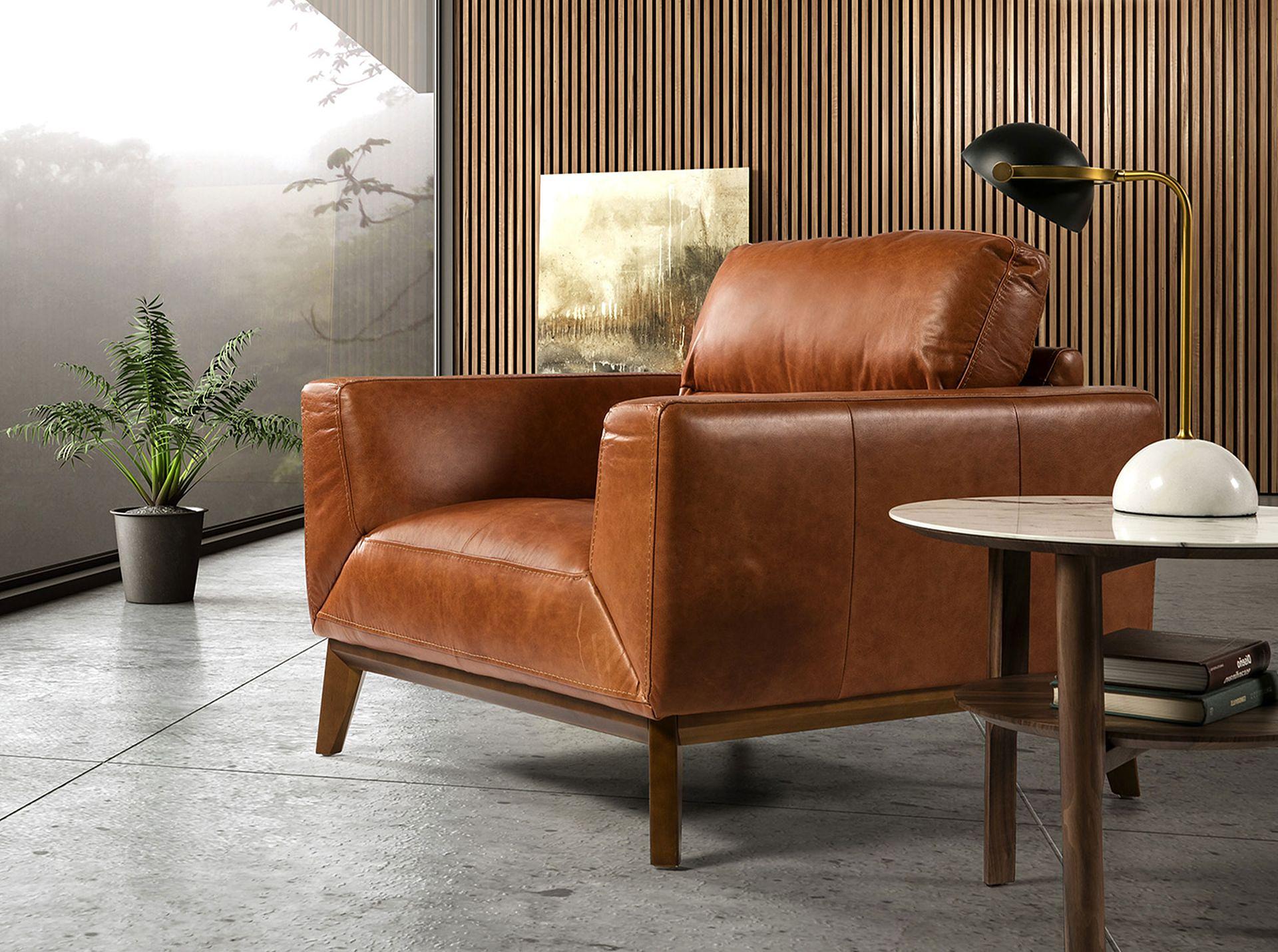 Sessel Leder Braun 0
