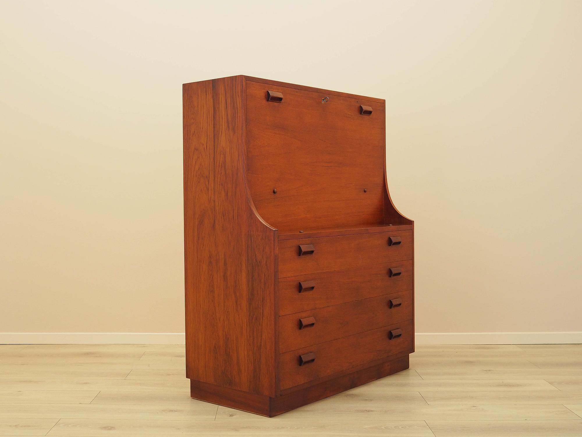 Teak secretary desk 5