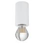 Ceiling lamp Saluzzo II steel 1-light white 0