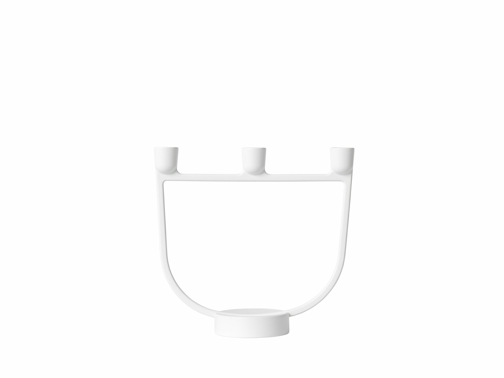 Open Kerzenleuchter Weiß 0