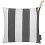 Cushion cover Santorini Polyacryl Anthracite / White 40 x 40 cm 0