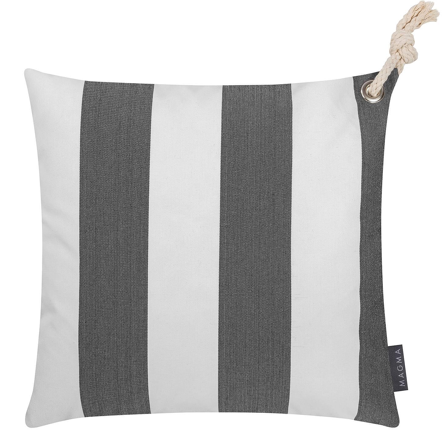 Cushion cover Santorini Polyacryl Anthracite / White 40 x 40 cm 0