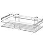 Wandablage Premium I Edelstahl Rostfrei Silber 4