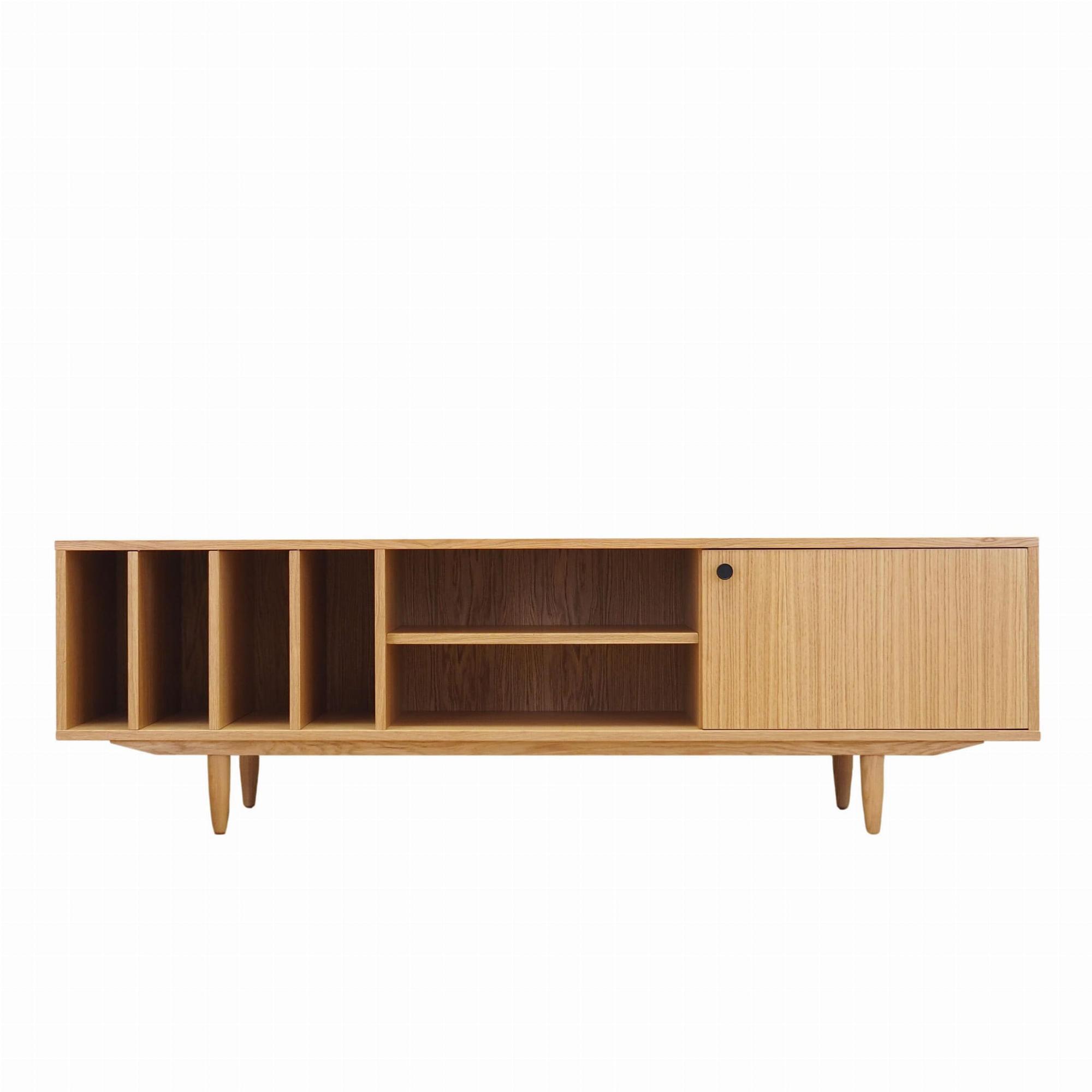 D-S19 Vinylschrank Eichenfurnier 0