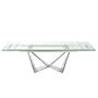 Dining table Glass/steel 6