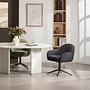 Armchair Swivel SANDO Set of 2 Anthracite 2