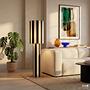 Floor lamp Nuvio 1-Light Iron Linen Black 3