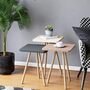 Hobro 3er Set Beistelltisch Holz Mehrfarbig 1