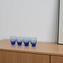 Kobaltgläser 4x Blau  1