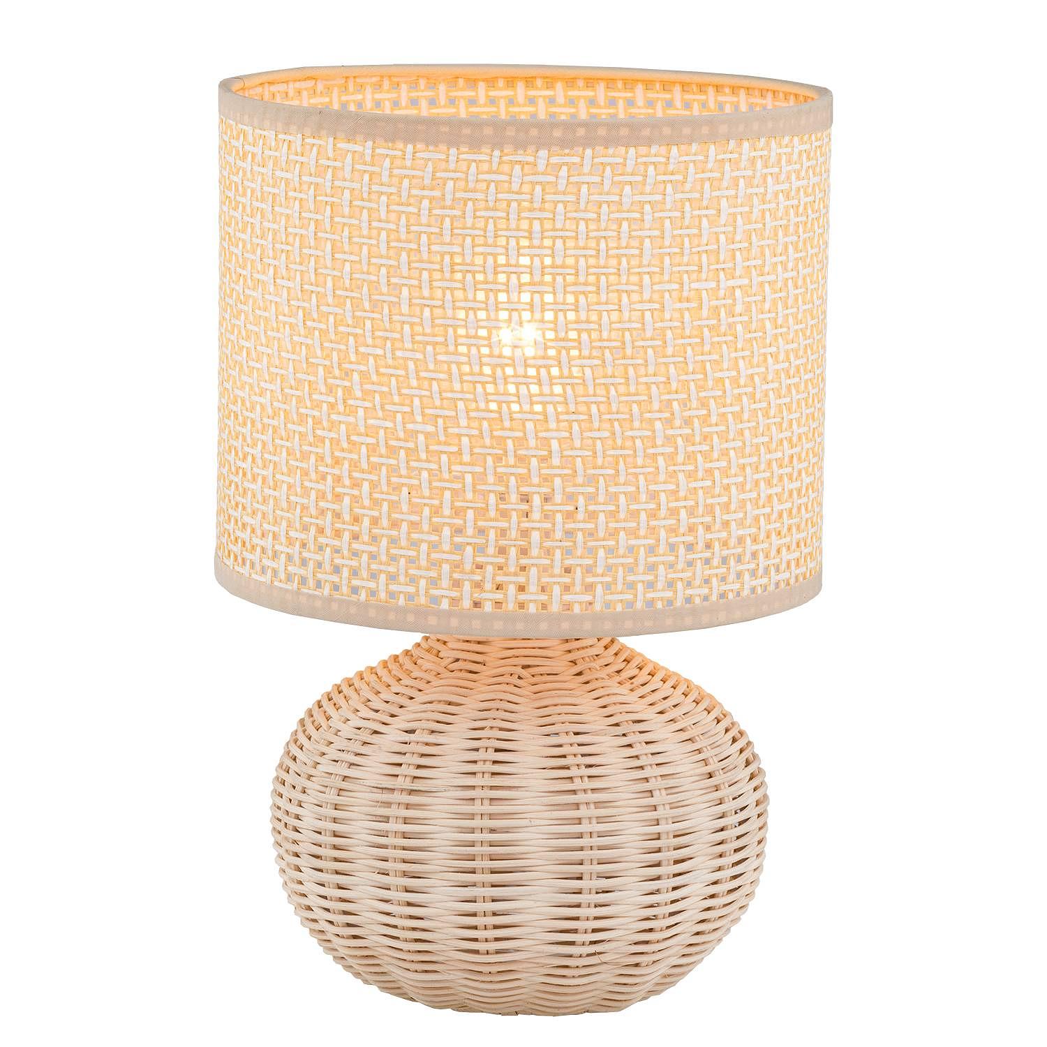 Tischleuchte Rauma II Rattan Beige 0