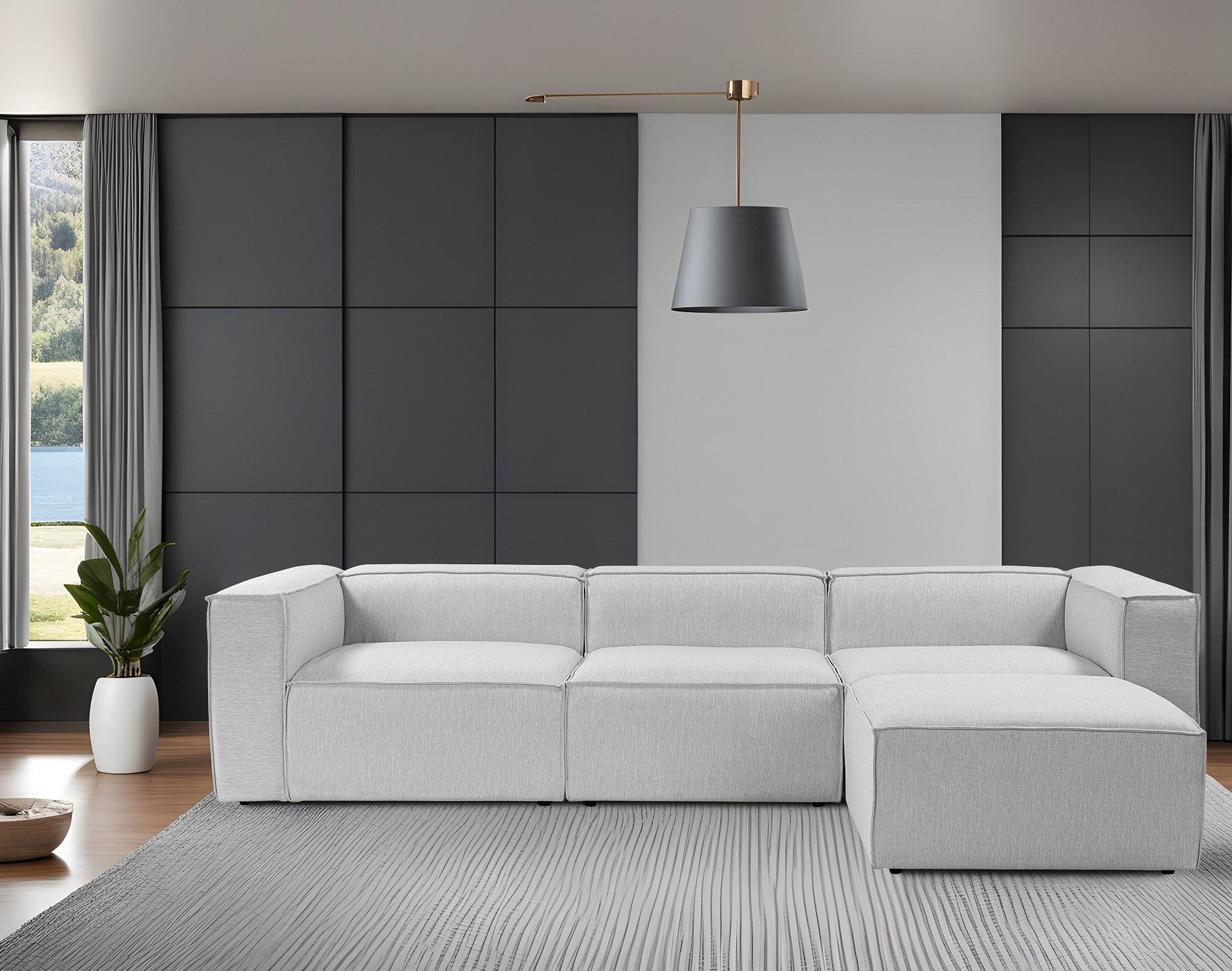 Fora Corner Sofa Grey 4