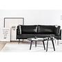 UTILITY 3-Sitzer Sofa Leder Schwarz 1