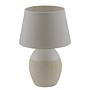Table lamp mixed fabric ceramic 1-bulb 2