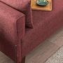 Bella Sofa 3-Sitzer Rot 4