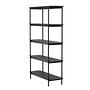 Home Shelf Wood Black 8