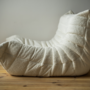 Togo Lounge Set 3 pezzi Bouclé Bianco 4