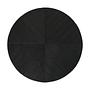 2x Runder Beistelltisch Verona Mangoholz Metall 3