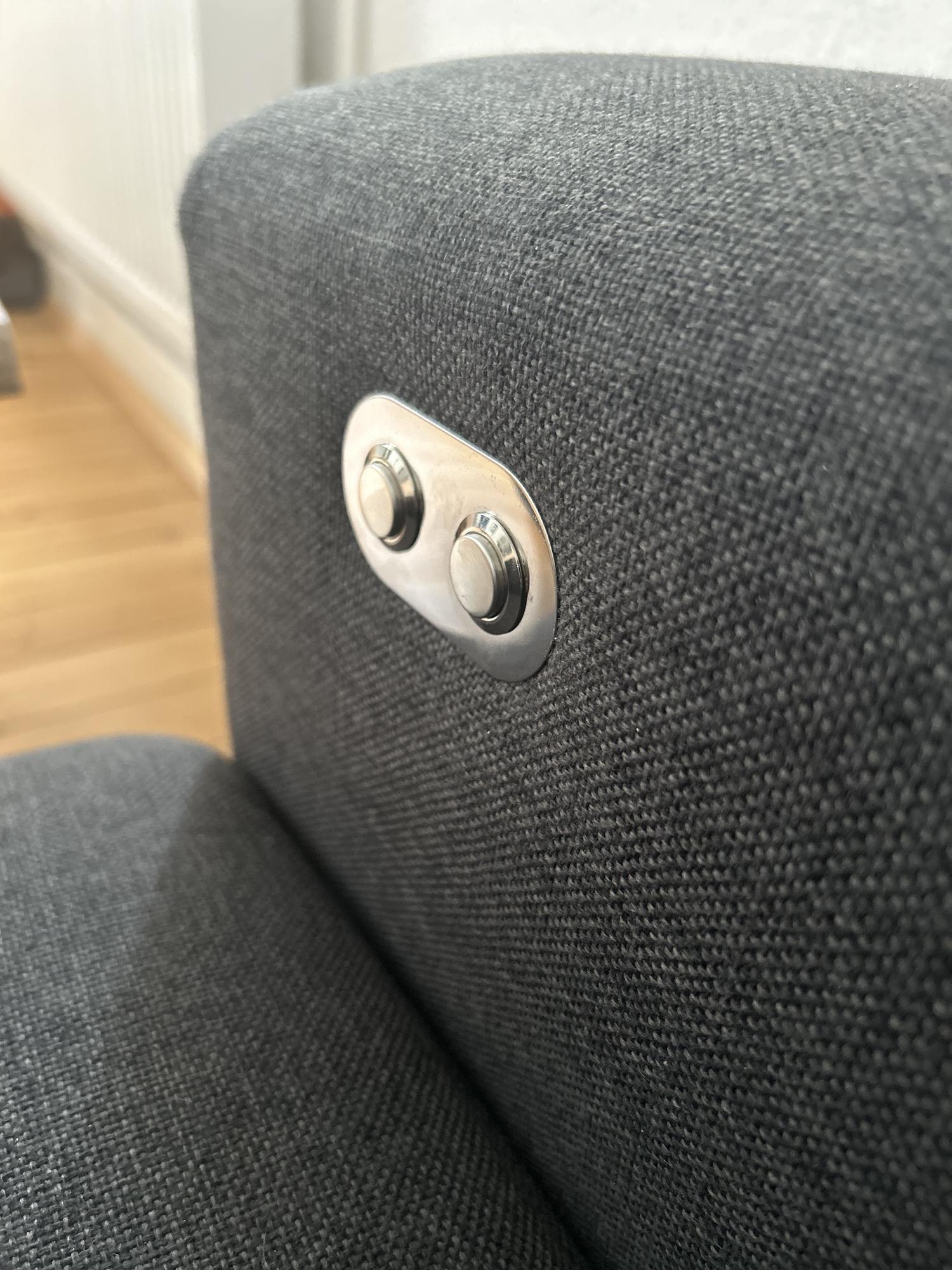 Mustang Ecksofa Rechts mit Bettfunktion Schwarz 2