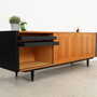 Vintage Sideboard Eschenholz Braun 1970er Jahre 6