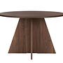 Virella Dining table Walnut Ø120 cm 4