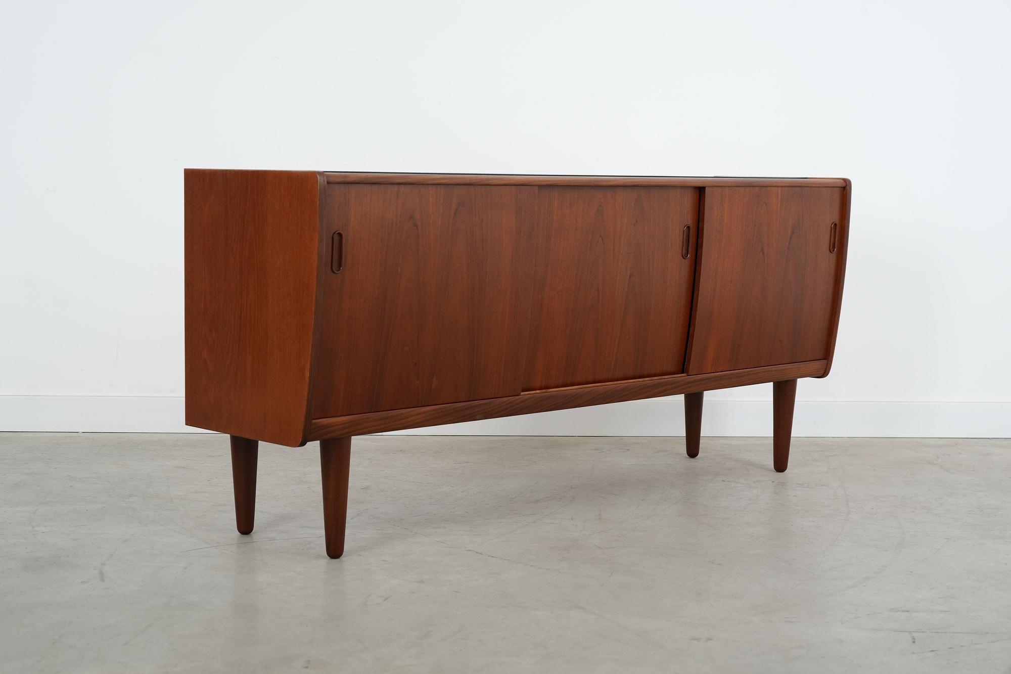 Sideboard in legno di teak anni '70 14