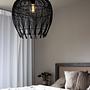 Montego Lampenschirm Rattan Schwarz Ø 50cm 0