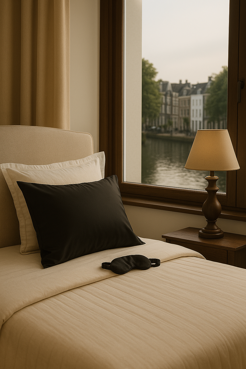 Black Noir Dream Pillowcase 100% Mulberry Silk 60x70cm 6