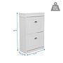 ESTHA 2 Shoe cabinet White 5