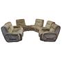 Modulares Sofa Grau 1960er Jahre 0