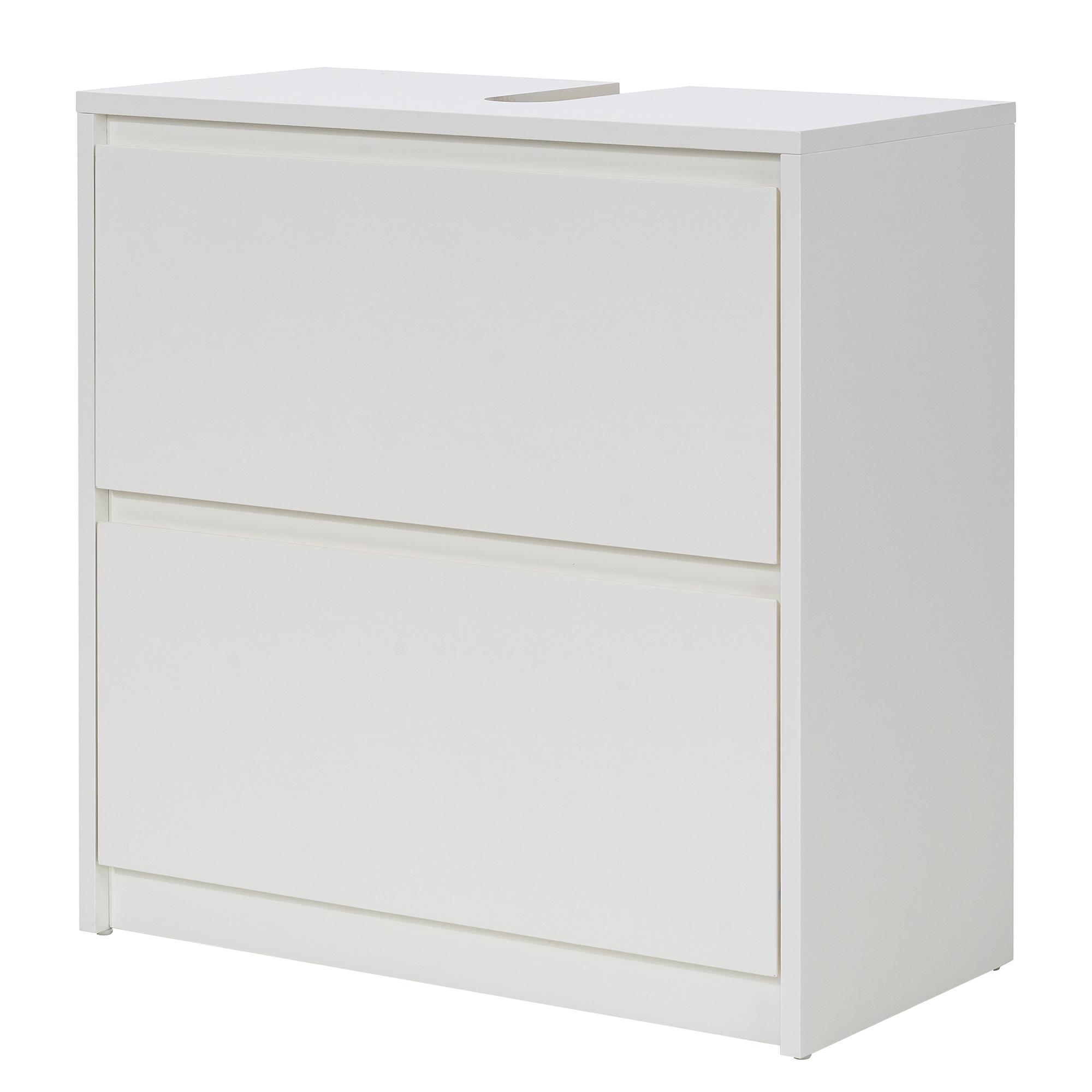 Gergov Waschbeckenunterschrank Weiß 0