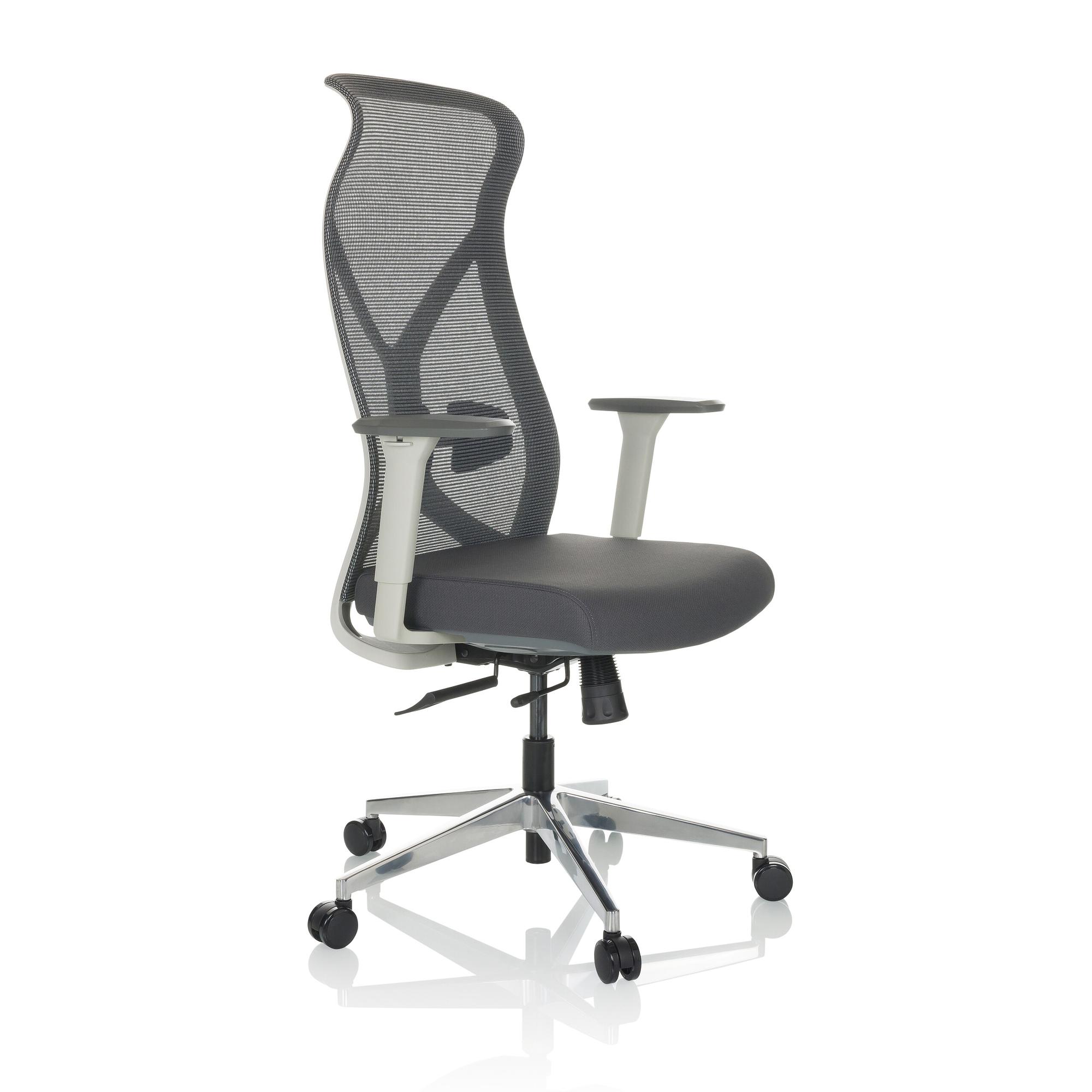 AZURRO WEISS Bürostuhl Netzstoff Grau 5