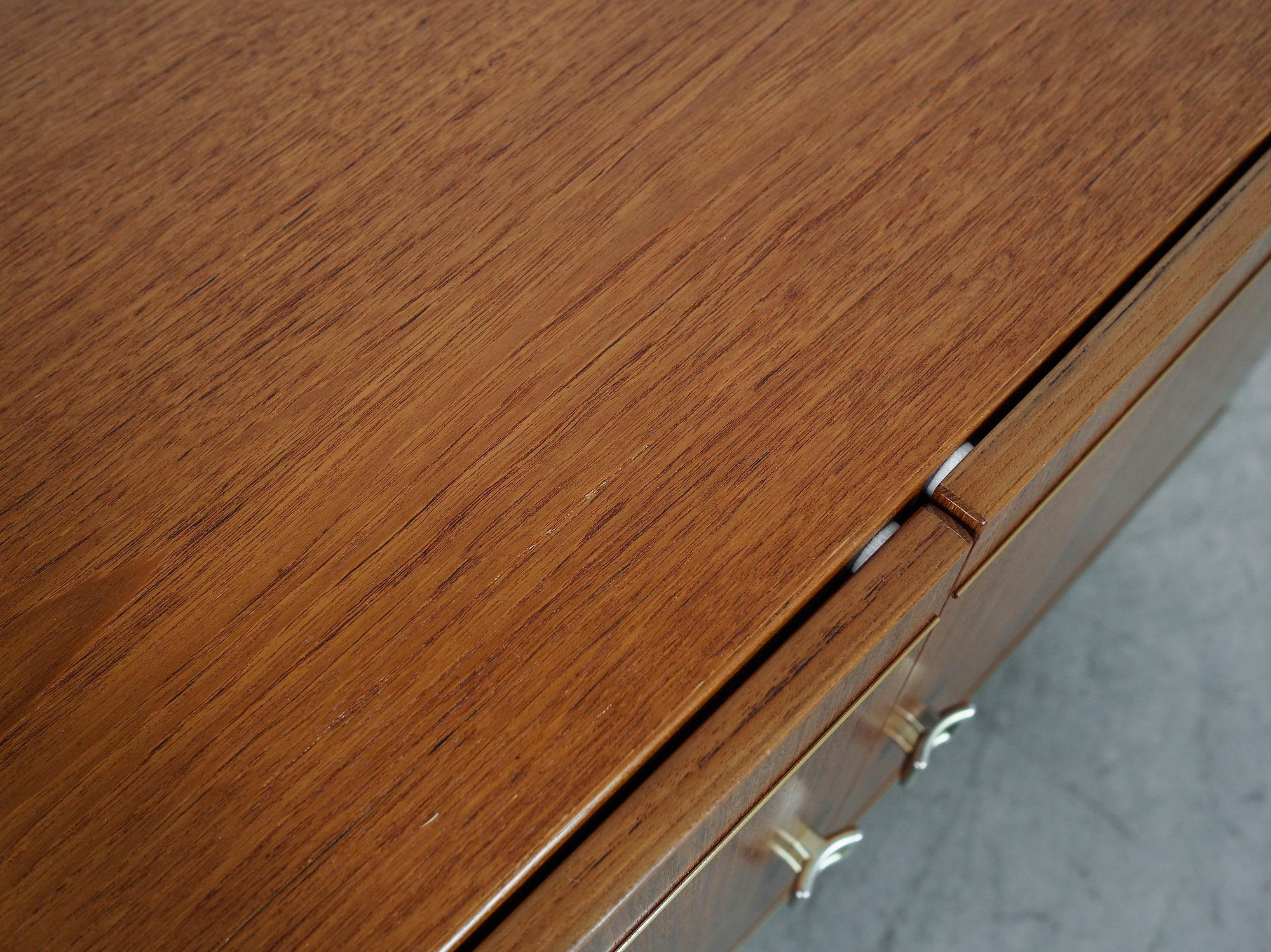 Teak-Schrank Braun 1970er Jahre 7