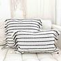 Lands & Pits Fringes Pillowcase Cotton Natural 2