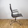 Aluminium Chair EA 112 Swivel Leather Brown 5