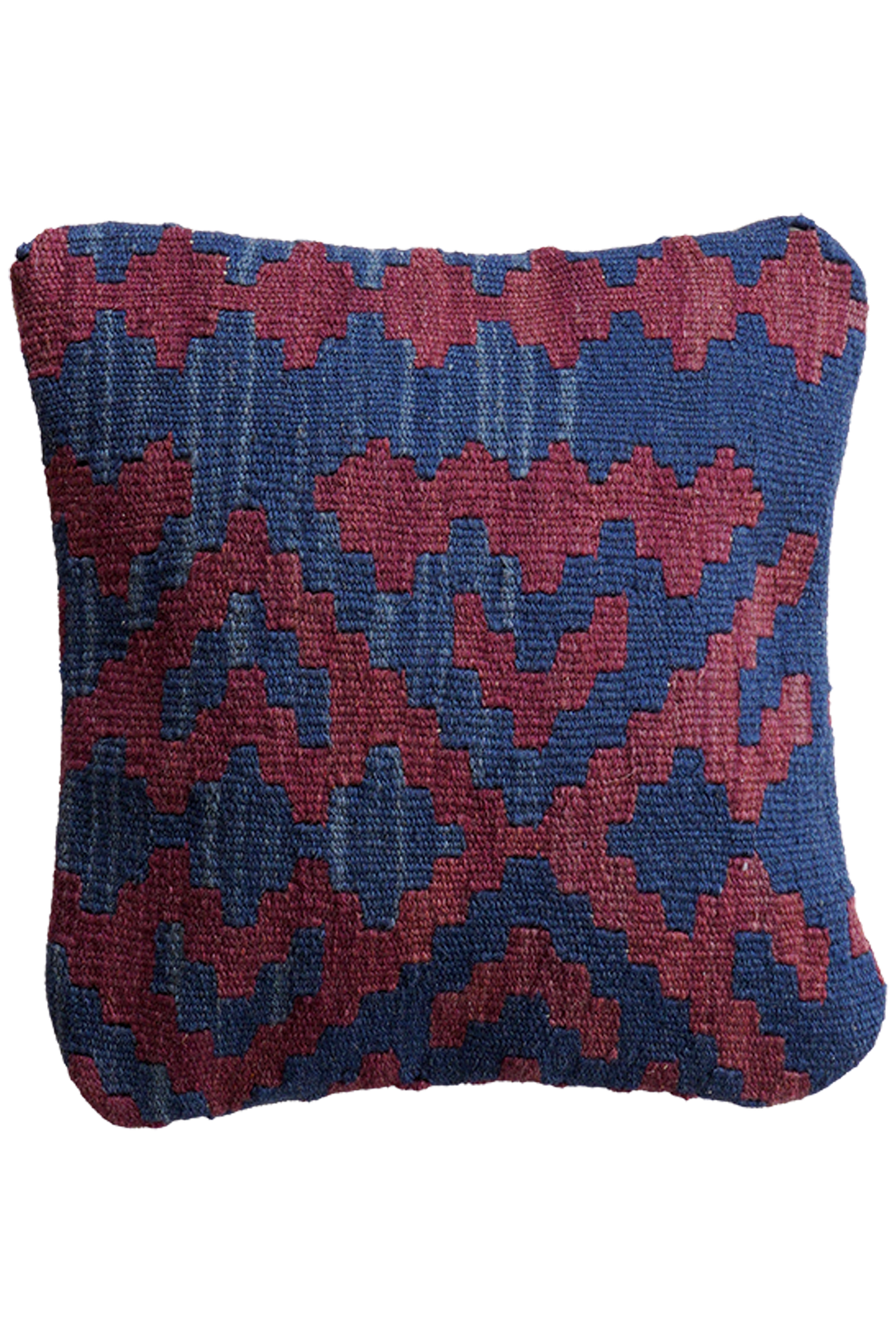 Kilim Kissenbezug Blau Rot 0