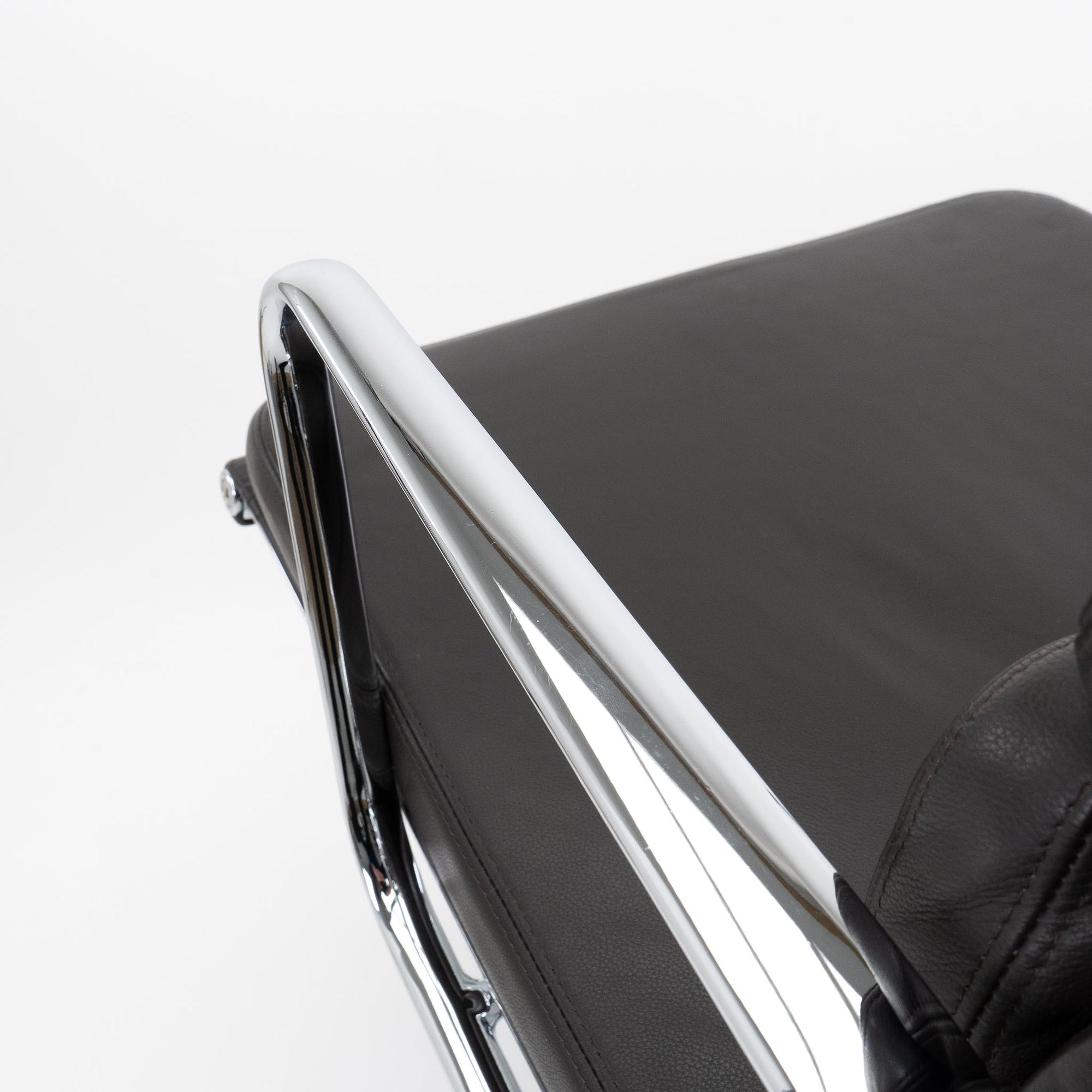 EA 208 Soft Pad Bürostuhl Drehbar Leder Braun 4